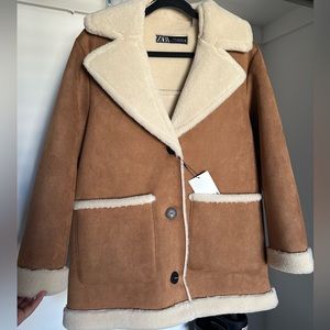 Zara Shearling Coat